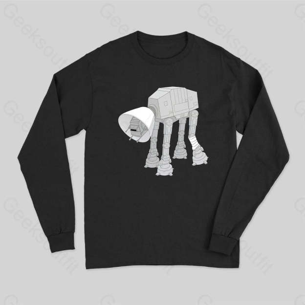 Battle Damage Long Sleeve T-Shirt Black / S