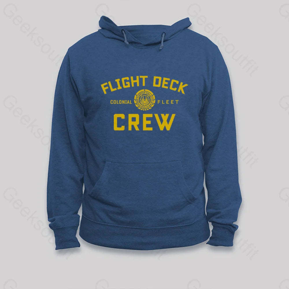 Battlestar Galactica Flight Deck Crew Hoodie Dark Blue / S