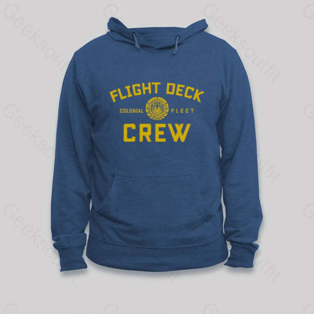 Battlestar Galactica Flight Deck Crew Hoodie Dark Blue / S