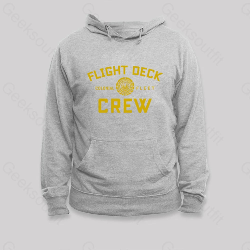 Battlestar Galactica Flight Deck Crew Hoodie Grey / S