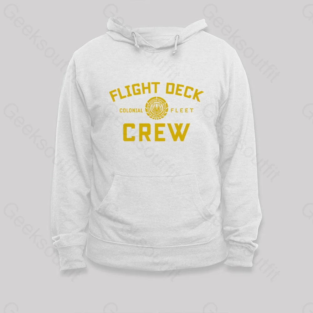 Battlestar Galactica Flight Deck Crew Hoodie White / S