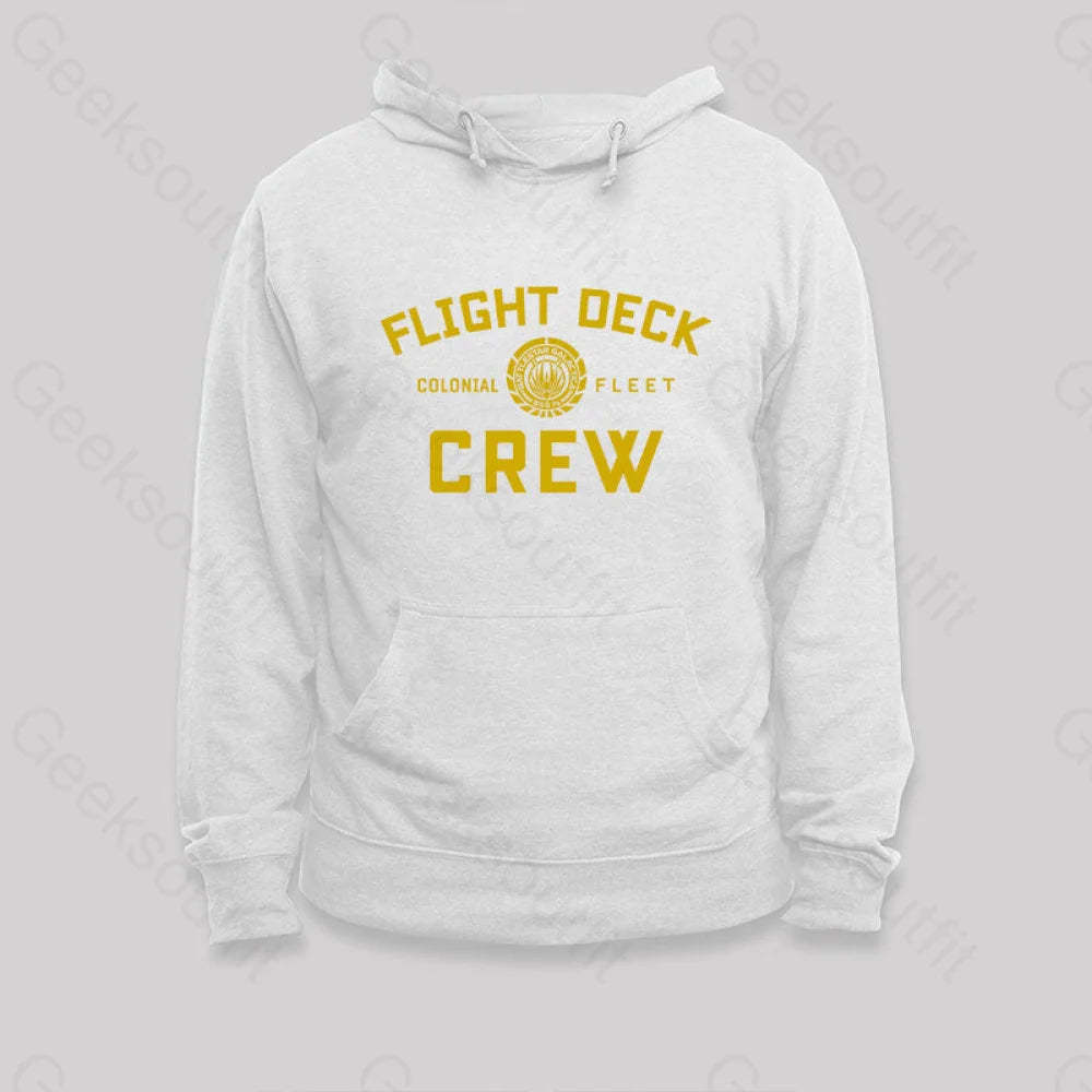 Battlestar Galactica Flight Deck Crew Hoodie White / S