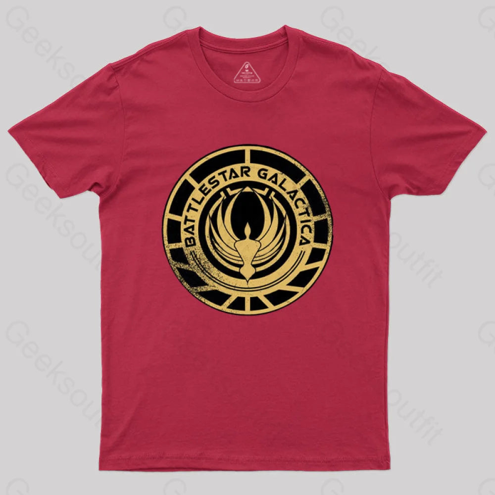 Battlestar Galactica Patch T-Shirt Red / S