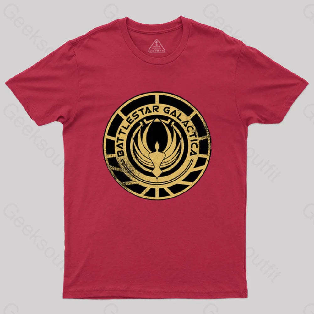 Battlestar Galactica Patch T-Shirt Red / S