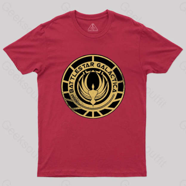 Battlestar Galactica Patch T-Shirt Red / S