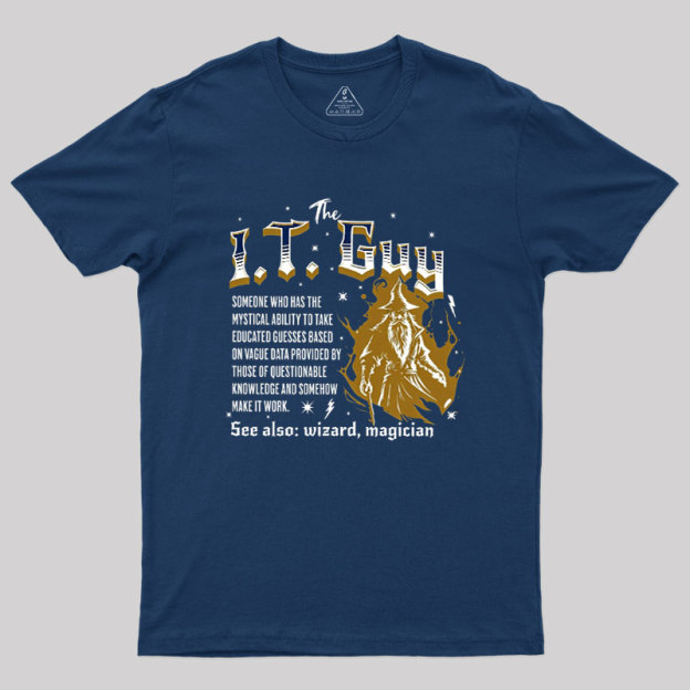 IT Wizard Geek T-Shirt