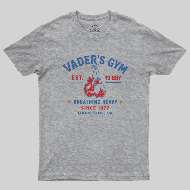 Breathing Heavy Retro Dark Side Gym Geek T-Shirt TTT