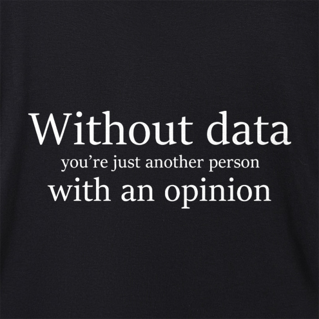 Without Data You're Just Another Person Geek Dolman Sleeve V-Neck Shirt