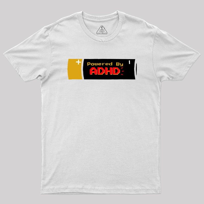 ADHD Battery Geek T-Shirt