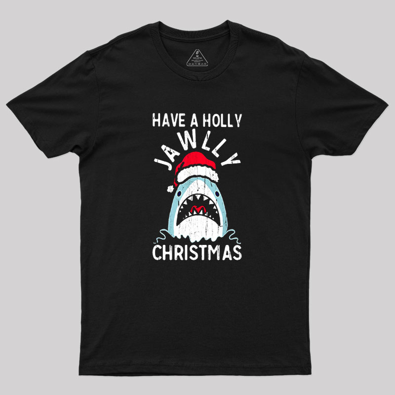 Have A Holly Jawly Christmas Geek T-Shirt