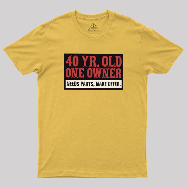 Used Model Geek T-Shirt