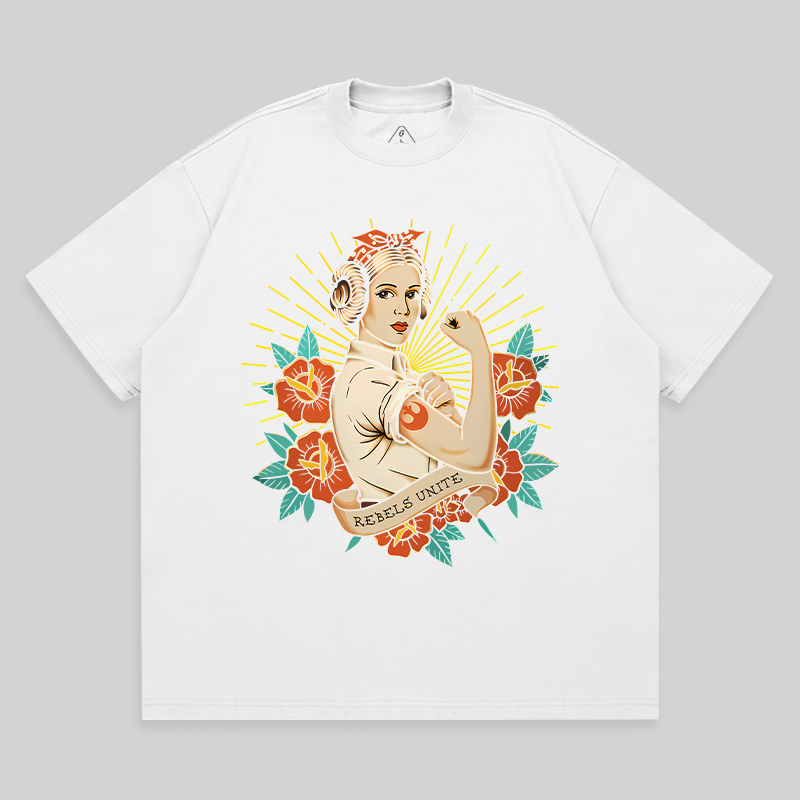 Rebels Unite Unisex Oversized T-shirt