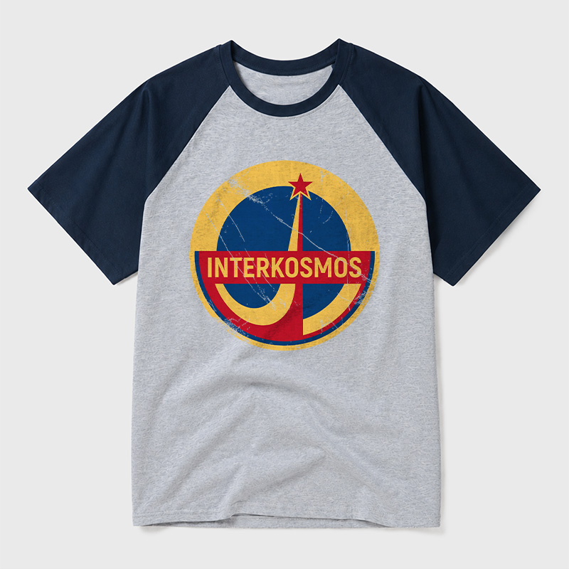 INTERKOSMOS Geek Retro Raglan T-Shirt