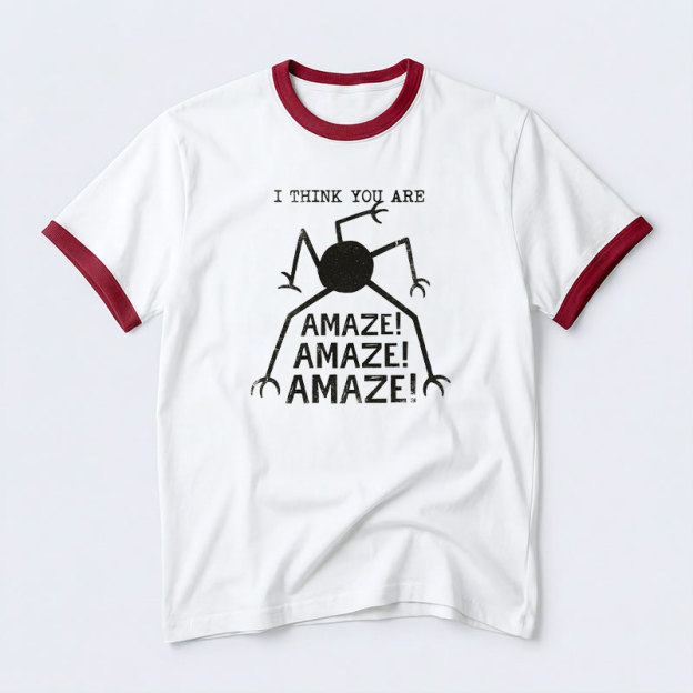 Amaze Amaze Geek Retro Ringer T-Shirt