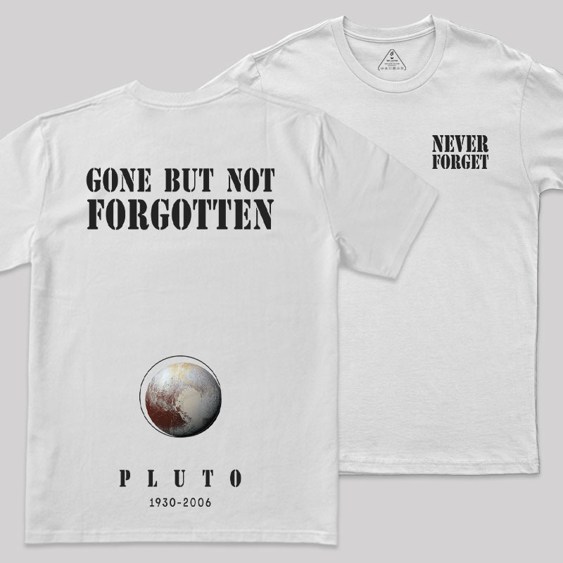 Never Forgot Front and Back Printing Geek T-Shirt