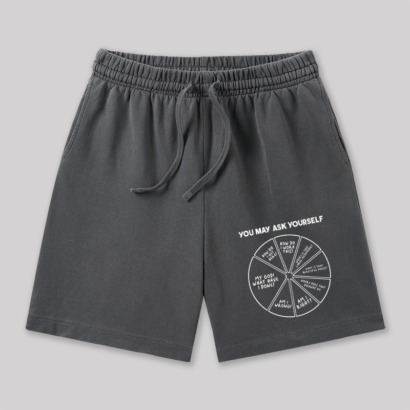 You May Ask Yourself Geeky Washed Shorts