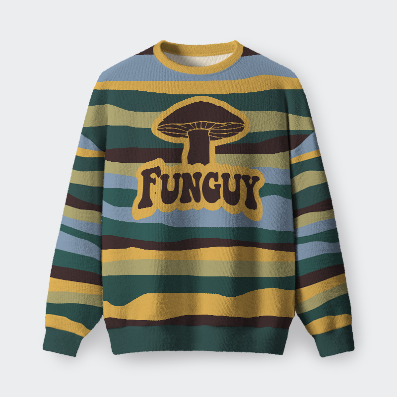 Fungi Fun Guy Fuzzy Fleece Sweatshirt