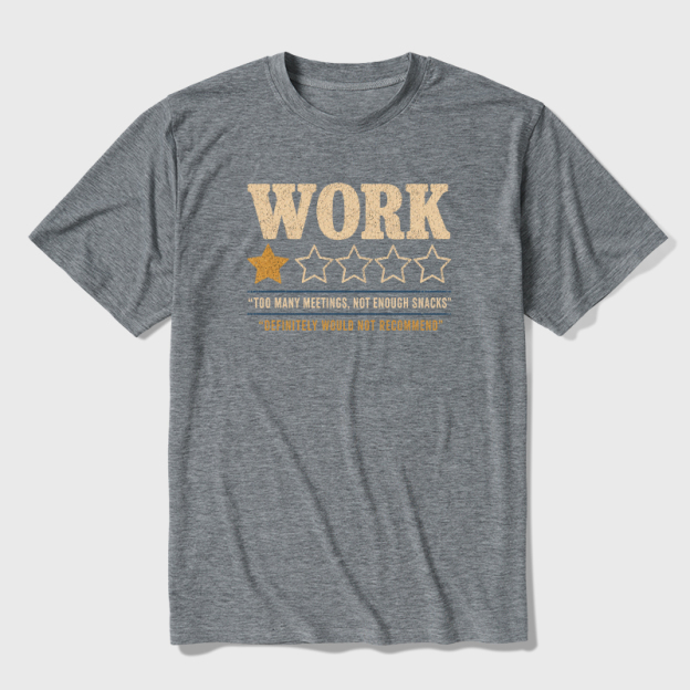 Work One Star Ultra Soft Heather Tee