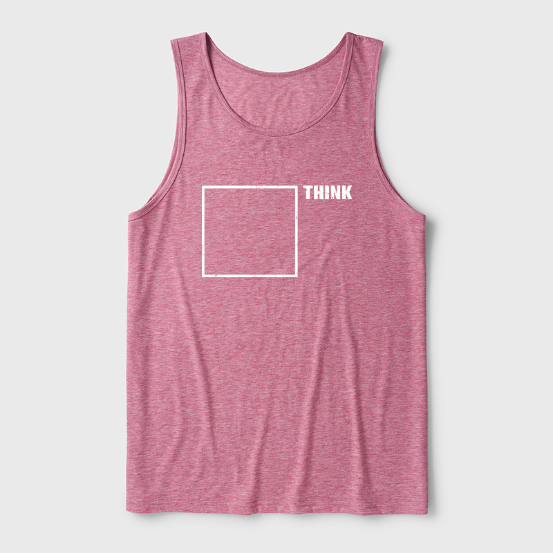 Think Outside the Box Ultra Soft Heather Tank