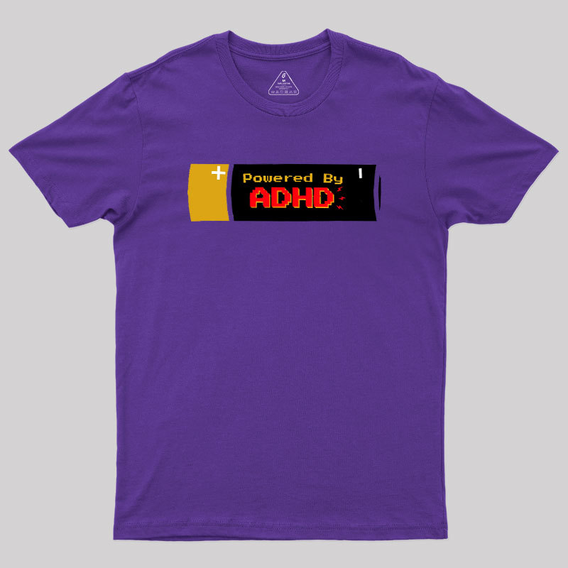ADHD Battery Geek T-Shirt