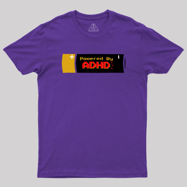 ADHD Battery Geek T-Shirt