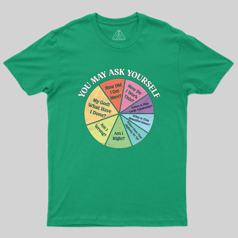 You May Ask Yourself Geek T-Shirt