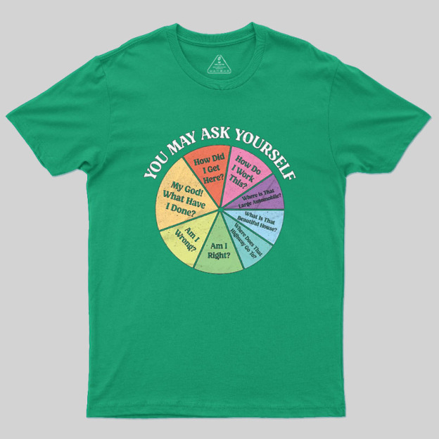 You May Ask Yourself Geek T-Shirt