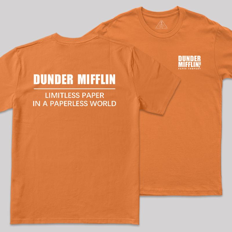 Paper Paradox Front and Back Printed Geek T-Shirt