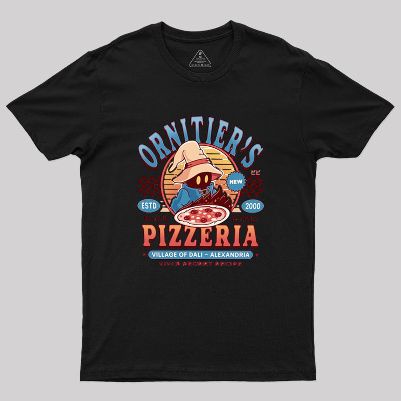 Ornitier Pizzeria Vintage Geek T-Shirt