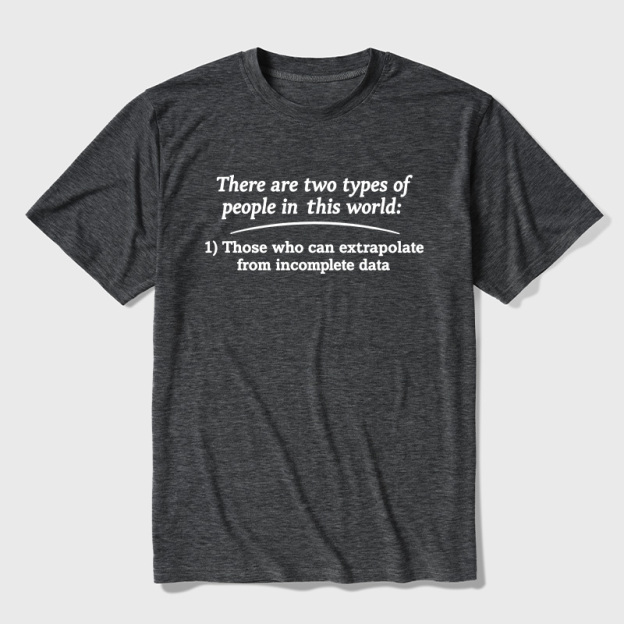 Two Types Of Math People In The World Ultra Soft Heather Tees