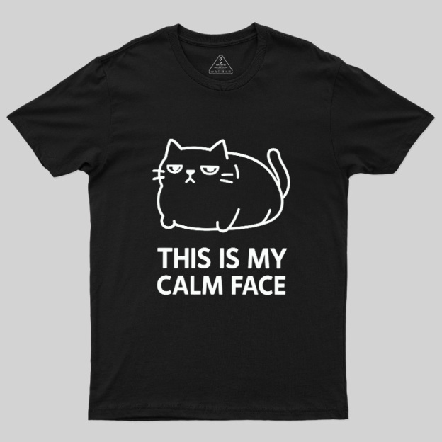 This Is My Calm Face Geek T-Shirt