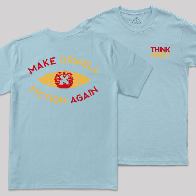 Think Freely Orwell Reimagined Geek T-Shirt