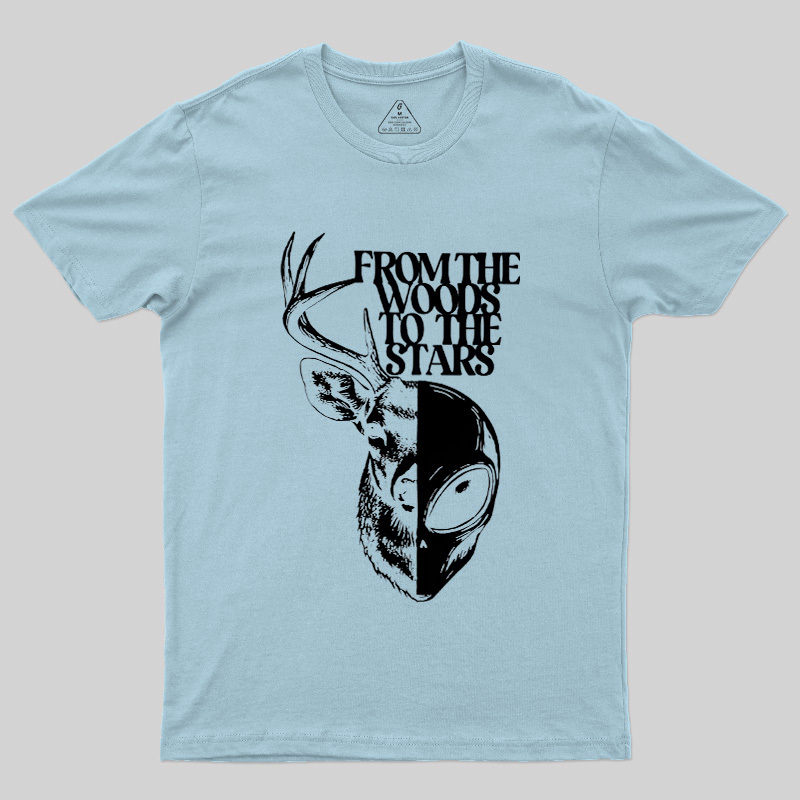 From The Woods To The Stars Geek T-Shirt