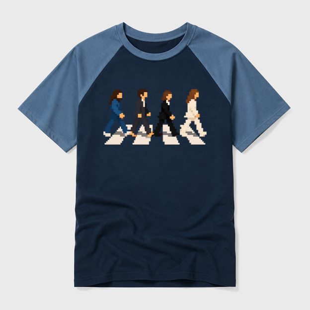 Crossing The Road Raglan T-shirt