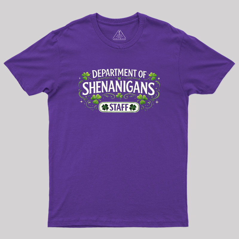 Department of Shenanigans Staff Geek T-Shirt