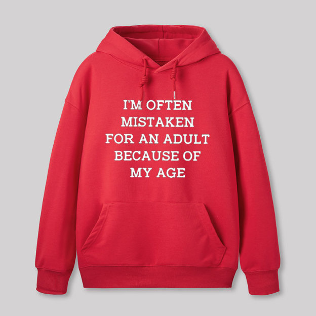 Mistaken For An Adult Geek Hoodie