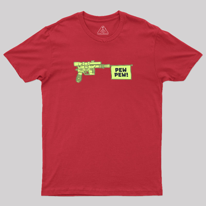 Laser Gun Pew Pew Geek T-Shirt