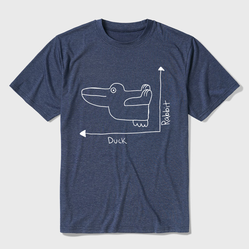 Duck Rabbit Graph Ultra Soft Heather Tee