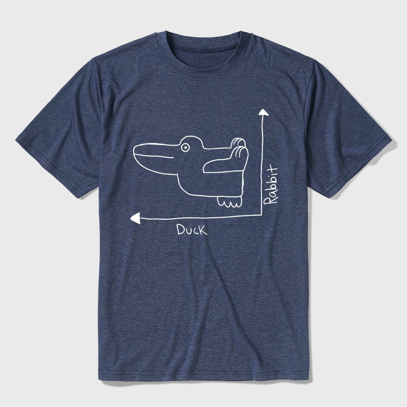 Duck Rabbit Graph Ultra Soft Heather Tee