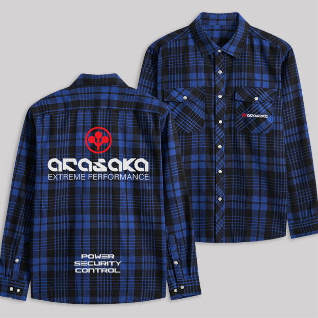 Arasaka Plaid Flannel Shirt