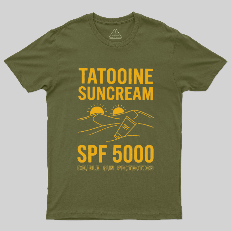 Two-Sun Desert Sunscreen Geek T-Shirt
