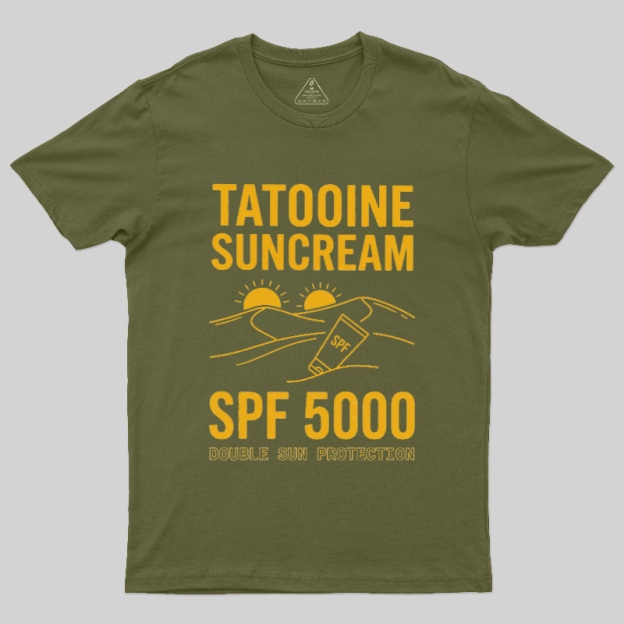 Two-Sun Desert Sunscreen Geek T-Shirt