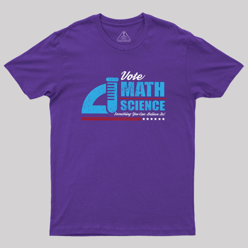 Vote Math & Science Geek T-Shirt