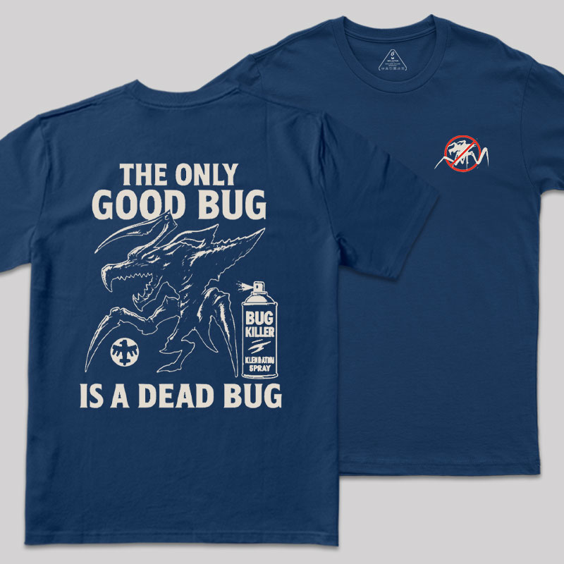 A Dead Bug Front and Back Printed Geek T-Shirt