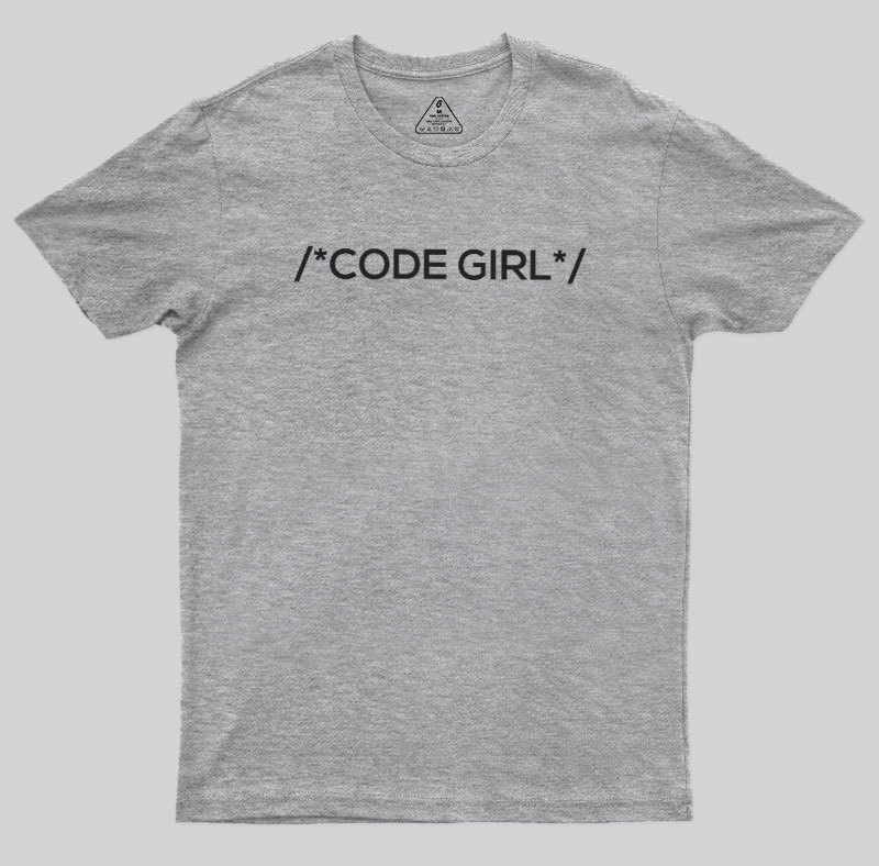 Coder Girl Programmer Geek T-Shirt