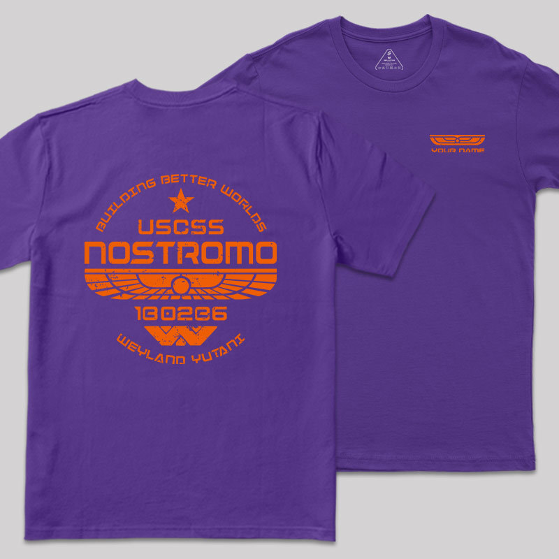 Personalized USCSS Nostromo Geek T-Shirt