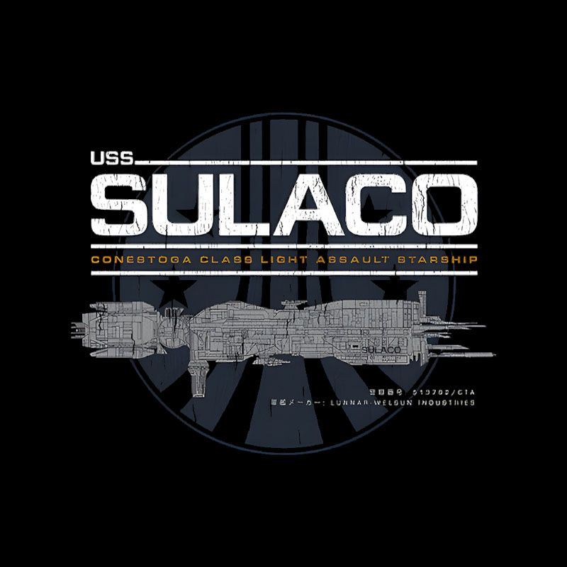 USS Sulaco Aliens Geek T-Shirt
