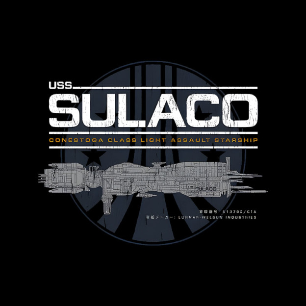 USS Sulaco Aliens Geek T-Shirt
