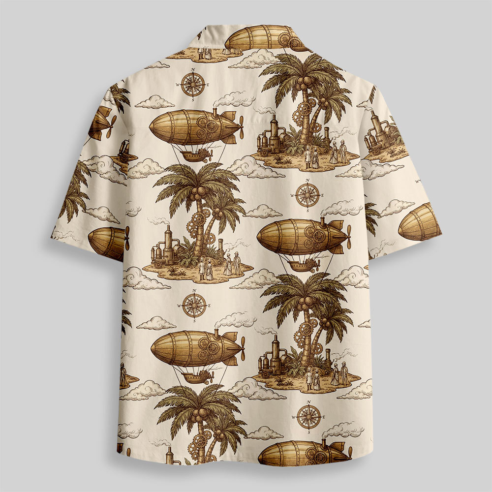 Steam Age Expedition Button Up Pocket Shirt