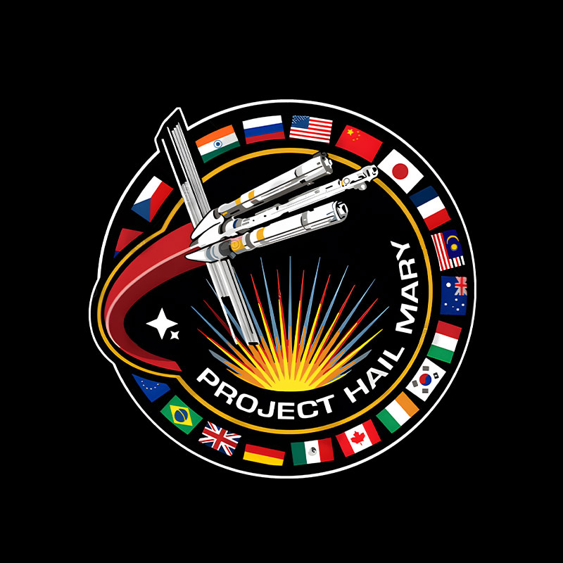 Astro Mission Badge Geek T-Shirt